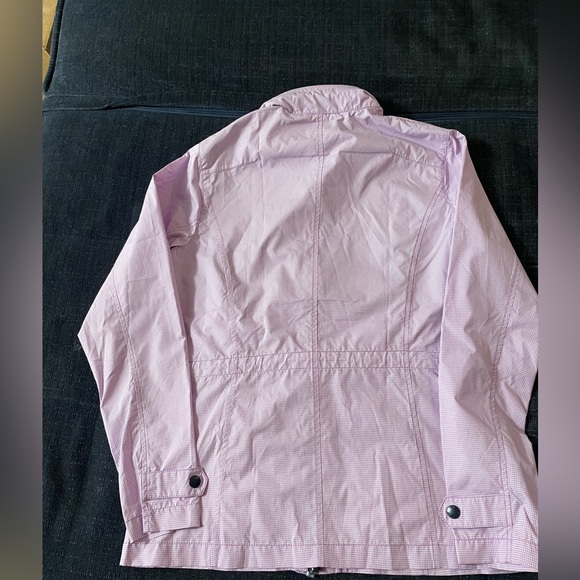 NWT CutterBuck purple gingham wind jacket - Picture 6 of 7